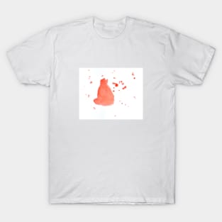 cat, kitten, animal, cute, pet, bright, comfort, tranquility, spray, bright, watercolor, painting, art, T-Shirt